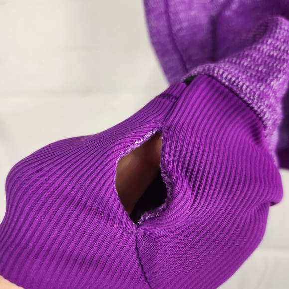 Lululemon Runderful Slim Fit 1/2 Zip Running Pullover Purple Tender Violet 8 - Picture 13 of 16